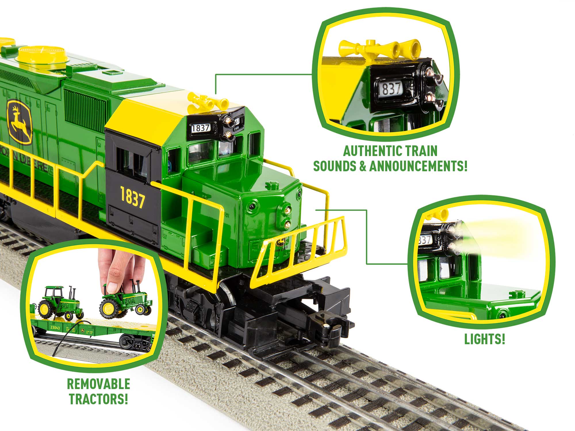 John Deere GP38 Freight LionChief® Set